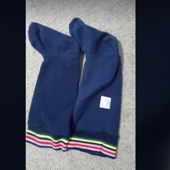 Hunter Rainbow Stripe Accent Fleece Socks Sz 5-7 - Picture 3 of 3